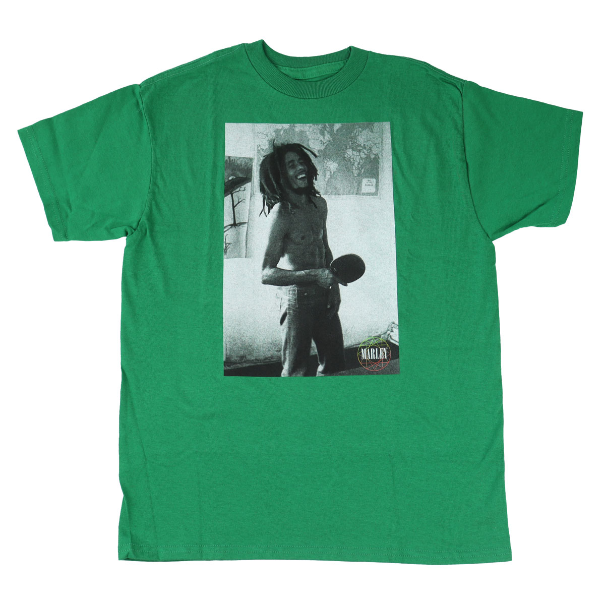 Bob Marley Youth Ping Pong (green) キッズ ロックTシャツ
