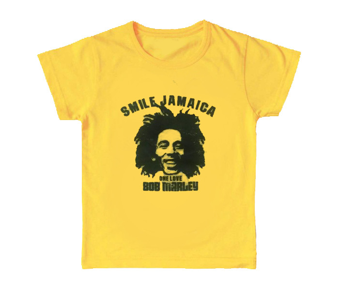 Bob Marley Smile Jamaica キッズ ロックTシャツ - パプリカベビー